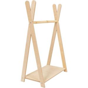 Meowbaby Детска закачалка от декор от бор в естествен цвят 98x97 cm Montessori - Meowbaby (WTHL01)