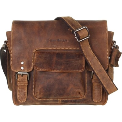 GreenBurry kožená taška 1911-M-25 hnedá