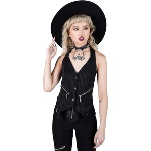 KILLSTAR дамски потник (елек) KILLSTAR - Office Riot Chain - Pinstripe - KSRA003352