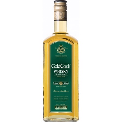 Gold Cock Single Malt 12y 40% 0,7 l (holá láhev)