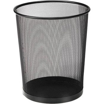 OPTIMA Кош за отпадъци Optima, мет. мрежа, 20 литра, черен (14957-А-ЧЕРЕН)