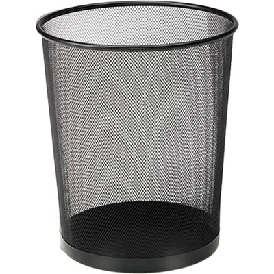 OPTIMA Кош за отпадъци Optima, мет. мрежа, 20 литра, черен (14957-А-ЧЕРЕН)