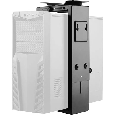 Neomounts Select NM-CPU100BLACK/Držák na PC/pod stůl/na stěnu/výška PC: 30-53 cm/šírka PC: 9-20 cm /otáčení 360°/černý – Zboží Živě