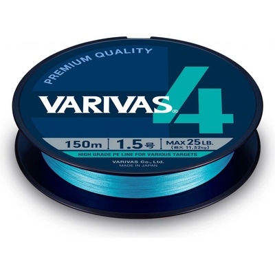 VARIVAS 4 Water Blue #0,8 150m 0,148mm 6,79kg