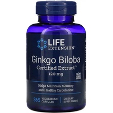 Life Extension Ginkgo Biloba Certifikovaný Extrakt 365 kapsúl