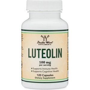Double Wood Supplements Luteolin - Лутеолин 100 mg, 120 капсули Double Wood (27215 DW)
