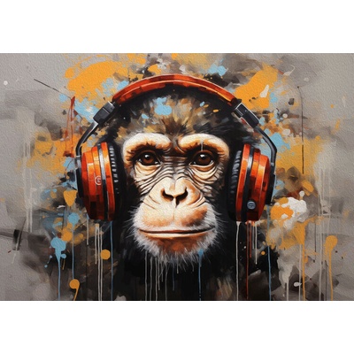 Plagát, Obraz - DJ Monkey, Andreas Magnusson, 40 × 26.7 cm
