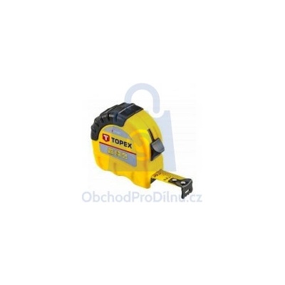 Topex 3m / 16mm Metr svinovací ShiftLock pogum.