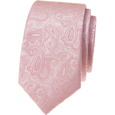 Avantgard Kravata Slim Lux 571-22610 pudrová
