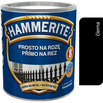 Hammerite 2,50L, hladký černý