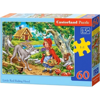 Castorland Červená karkulka a vlk 60 dielov
