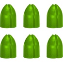 L-Style Shell Lock Ring plastové zelené 6ks