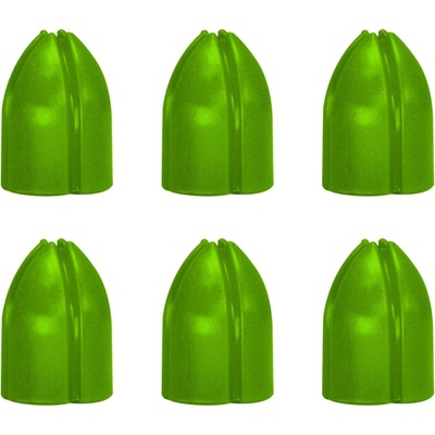 L-Style Shell Lock Ring plastové zelené 6ks