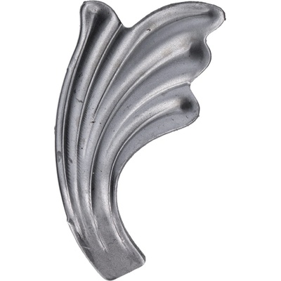List 100 x 50 mm, plech 2 mm, pravý