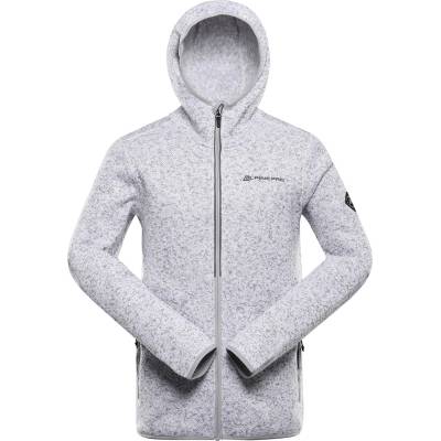 Alpine Pro Мъжки топъл суитшърт с цип ALPINE PRO ZEG 2 white ALPINE PRO | Byal | МЪЖЕ | XXL