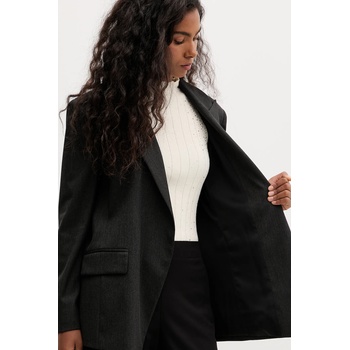 Marella Сако Marella Emme by Marella в сиво без закопчаване с изчистен дизайн 2525046151200 (2525046151200)