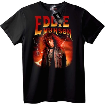 NOONEBRAND Тениска на Eddie Munson - S, Black