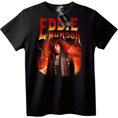 NOONEBRAND Тениска на Eddie Munson - S, Black