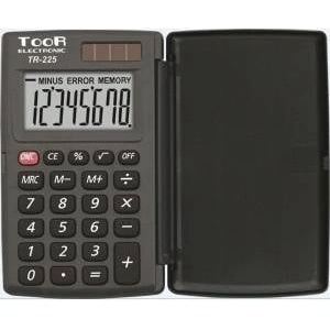Toor Electronic 8-position pocket calculator with flap TOOR Калкулатори