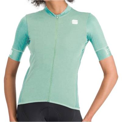 Sportful Дамска фланелка с къс ръкав за колоездене Sportful Women's SRK Jersey Cycling jersey - Lichen Green - размер XXL (156-2555-0216)