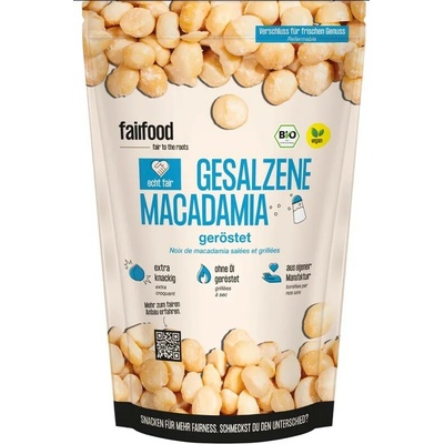 Fairfood Freiburg Makadamové ořechy pražené solené 125 g