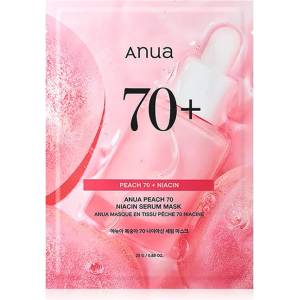 Anua Peach 70% Niacin Serum Mask - Тонизираща маска от тъкан 1бр/25мл