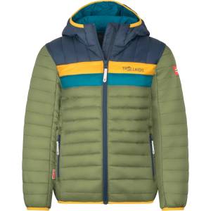 TROLLKIDS Детско синтетично яке Trollkids Kid's Eikefjord Jacket Synthetic jacket - Moss / Mystic Blue / Golden Yellow - размер 176 (EU) (703-3293-1820)