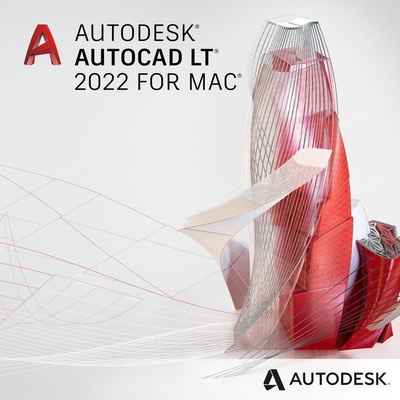 CAD/CAM softvér AutoCAD LT pre Mac Commercial Renewal na 1 rok elektronická licencia 827H1-005810-L677?NCR