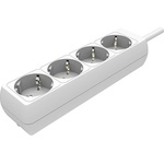 VITO РАЗКЛОНИТЕЛ 4 ГНЕЗДА 3м КАБЕЛ innova multisocket 8002340 БЯЛ (8002340)