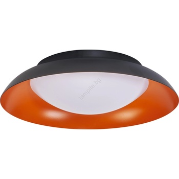 OSRAM - димируемо LED таванно осветително тяло ORBIS PLATE LED/35W/230V, диаметър 43 см, оранжево/черно (P227661)