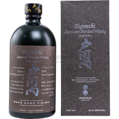 Togouchi Saké Cask Finish 40% 0,7 l (karton)