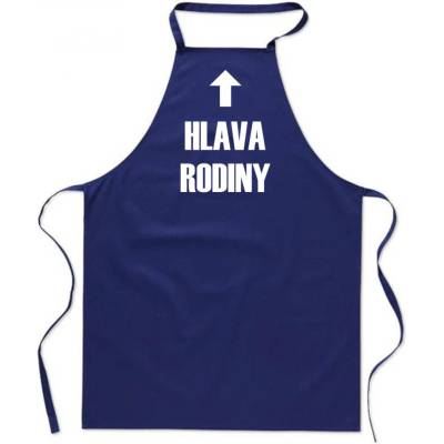 Povidlo.cz Zástěra Hlava rodiny Kralovská modrá