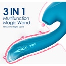 Vibeconnect vodotesný bodu G a stimulátor klitorisu modrý