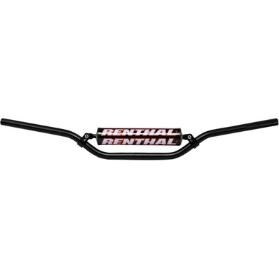 RENTHAL 22MM 722 CR HIGH BLK 722-01-BK-01-185
