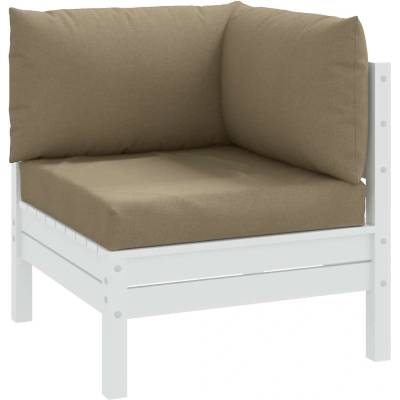 vidaXL Палетни възглавници, 3 бр. , меланж, бежов плат (4002660)