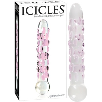 Icicles No. 7 - мънистено стъклено дилдо