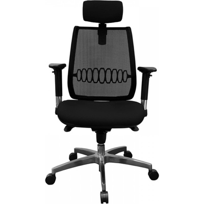 MJ Design MJ Ергономичен стол Ada, директорски, черна седалка, черна облегалка (O4010140460)