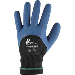 CANIS SAFETY a. s Cxs roxy blue winter / Зимни ръкавици, потопени в латекс - синьо/черно 11 (370002340011)