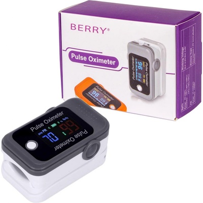 Berry BM1000C S Pulzný oximeter s bluetooth šedý