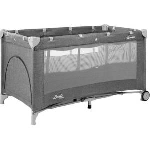 Caretero Сгъваема кошара на 2 нива Caretero - Basic Plus, Graphite (TERO-3936) - ozone