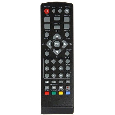 съвместим Gosat gs100hd, gs150hd - заместител дистанционно управление (gs100hd, gs150hd)