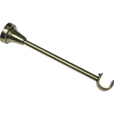 Gardinia Stenový nosník pre 1 tyč zlatá antik 20 cm