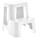 HORECANO KIDS-Табуретка-стълба 42, 7x44, 2x44, 2cm БЯЛА (6115-W) (014867)