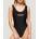 Superdry Бански костюм Superdry Elastic Scoop Back swimsuit - Black (Black)