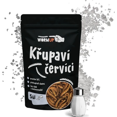 WormUP Křupaví červíci se solí 20 g – Zboží Dáma