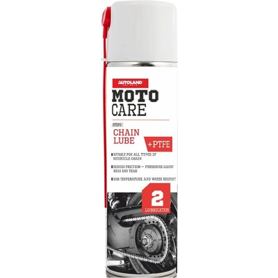 Autoland Moto care смазка за вериги с тефлон, аерозол 500 мл (128430599)