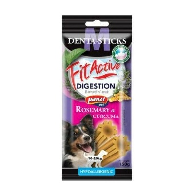 Panzi FitActive Denta Sticks Hypoallergenic Digestion M maškrta psy pre 150 g