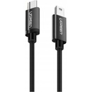 Ugreen 50445 USB-C/Mini USB, 1m, černý