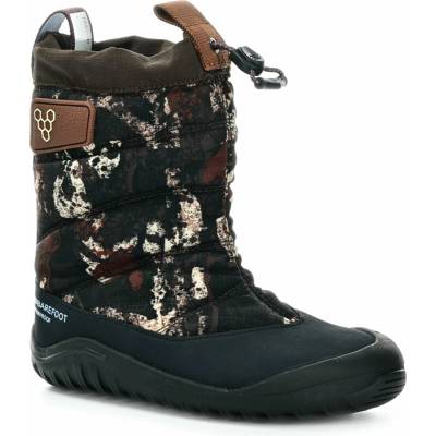 Vivobarefoot Tracker Boot AT Mole Print zimné barefoot snehule