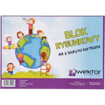 Indeks Výkresový blok biely A4 80 g/m2 20 listov